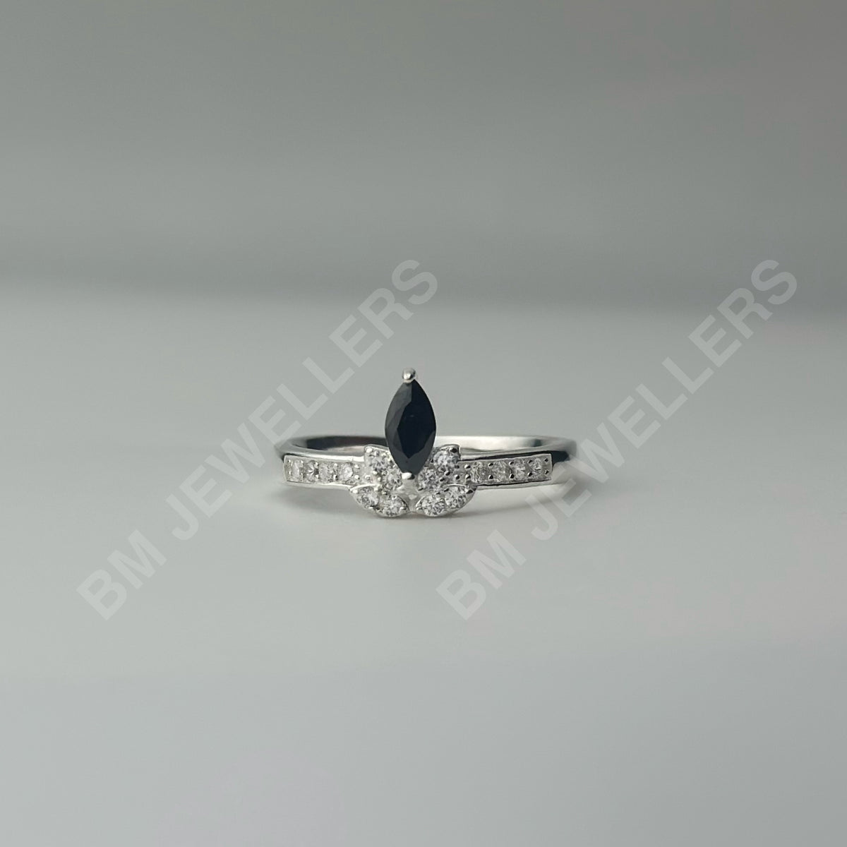 "The Midnight Jasmine Pear Halo Suite" | Mala set | by BM Jewellers