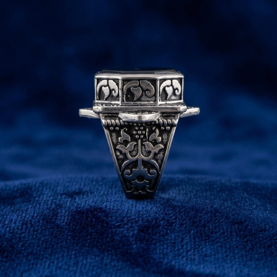 Kurulus Osman Ring - Yemeni Aqeeq Gemstone