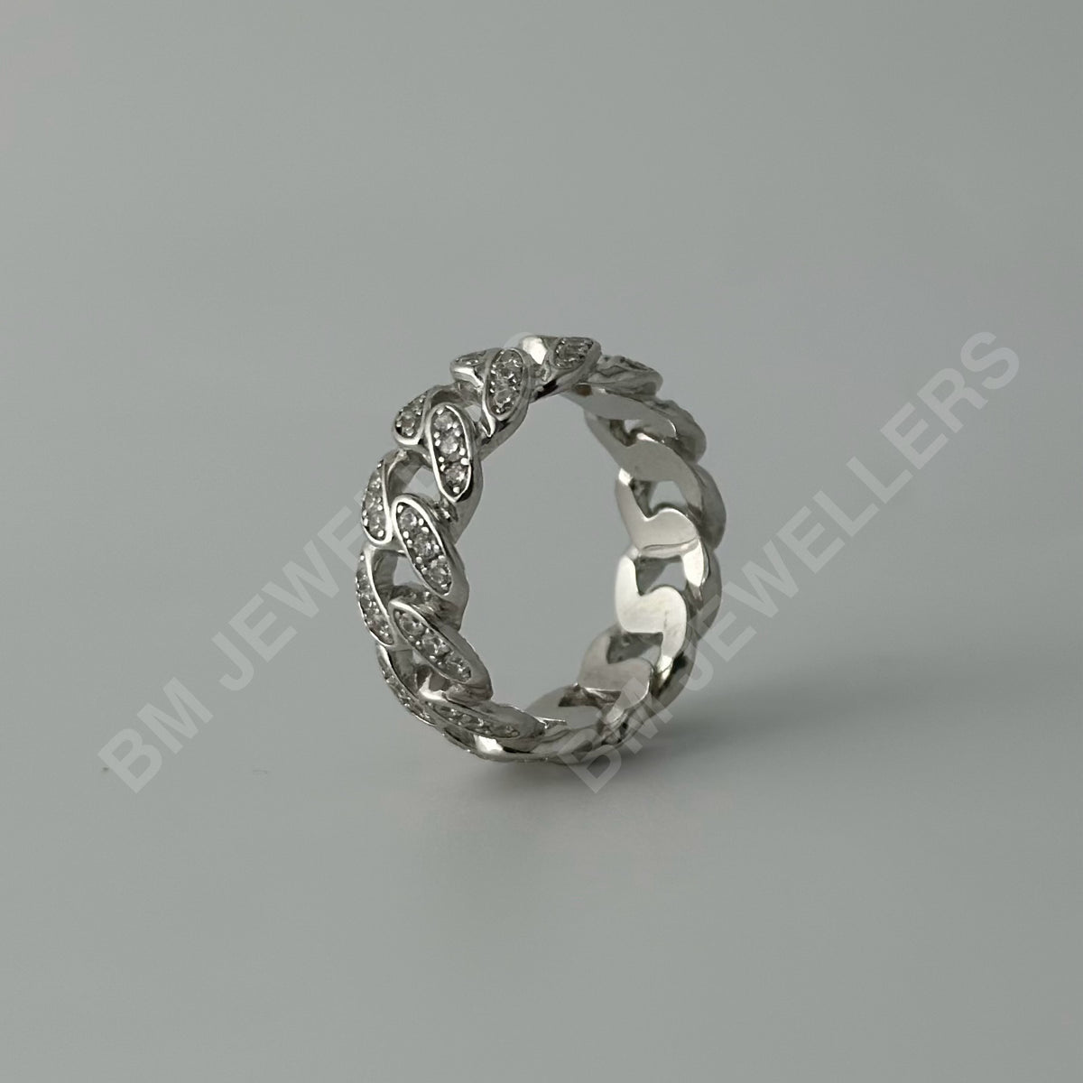 The Paved Cuban Link Band - BM Jewellers
