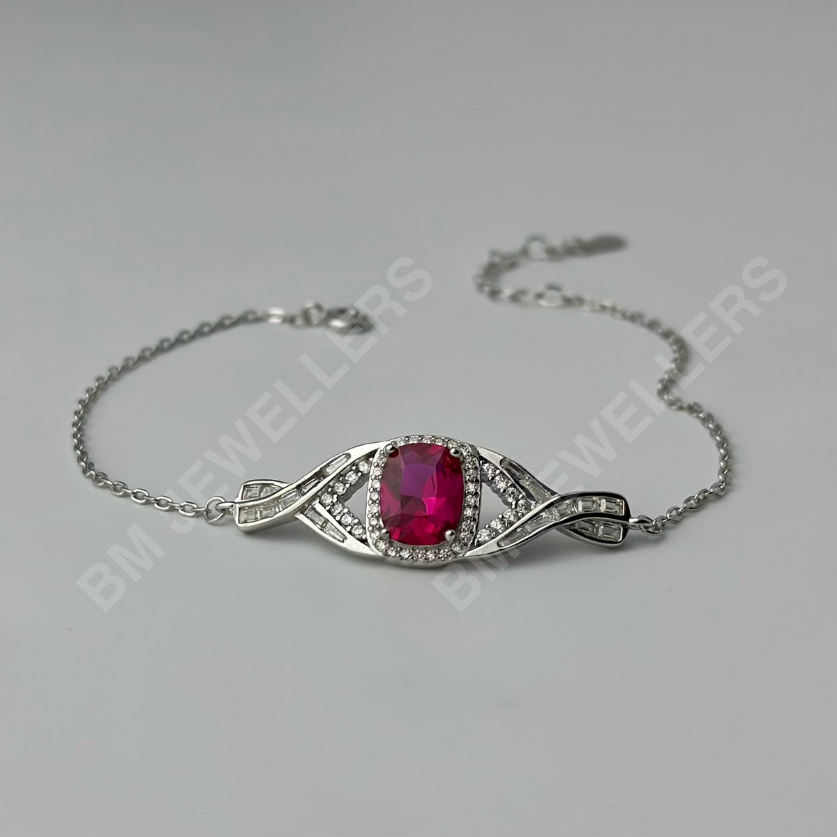 "The Ruby Halo Bridal Suite" By BM Jewellers