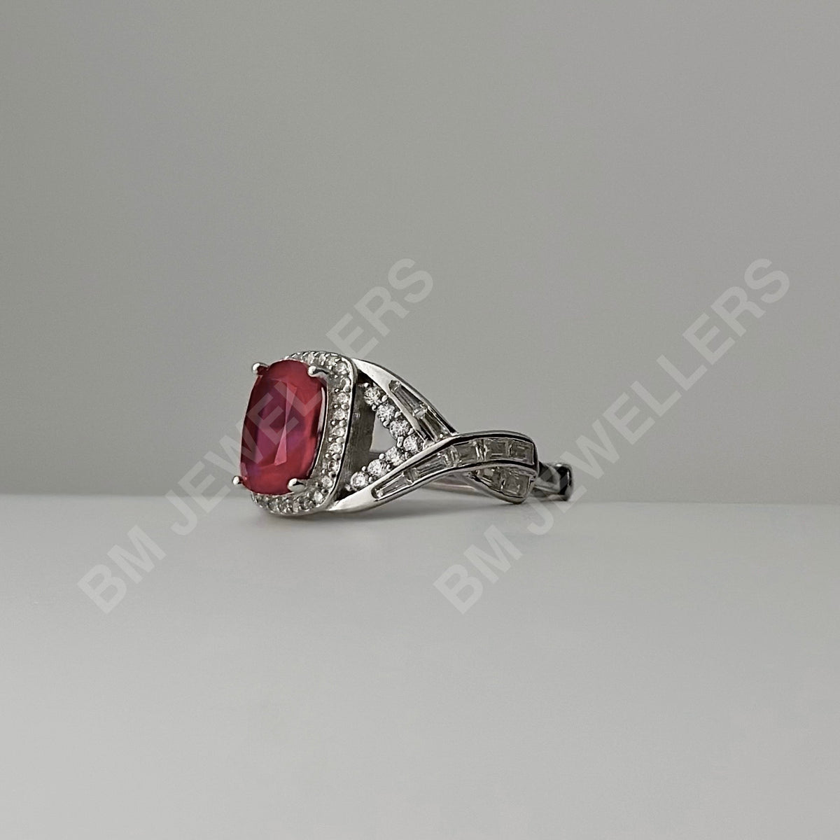 "The Ruby Halo Bridal Suite" By BM Jewellers