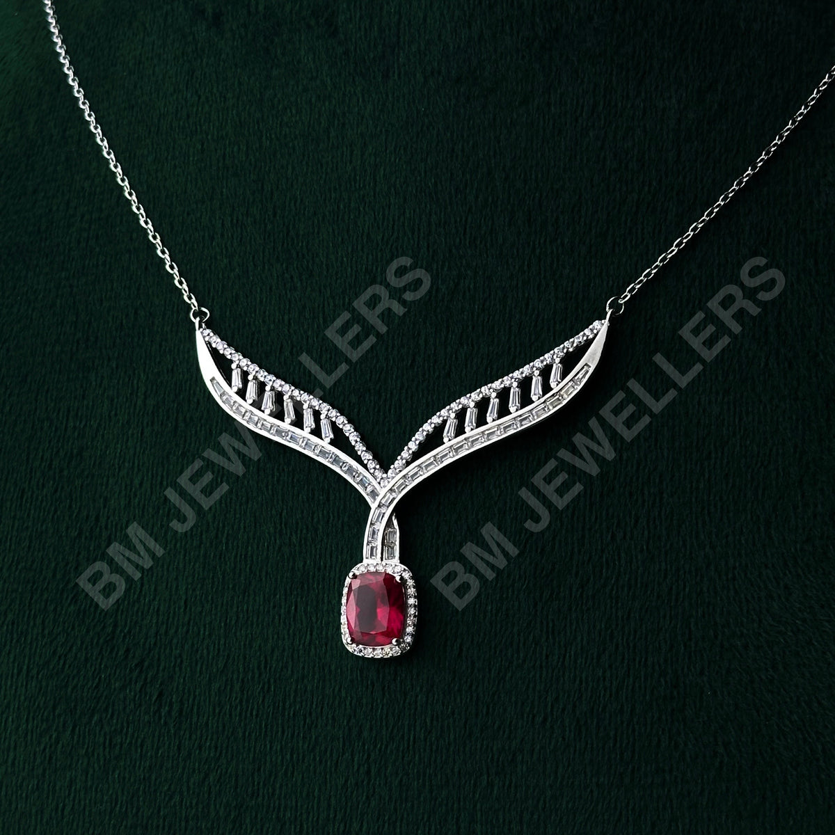 "The Ruby Halo Bridal Suite" By BM Jewellers