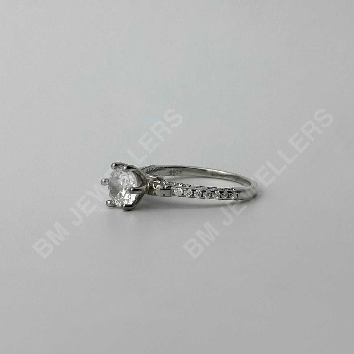 The Crown Solitaire Ribbon Bow - BM Jewellers