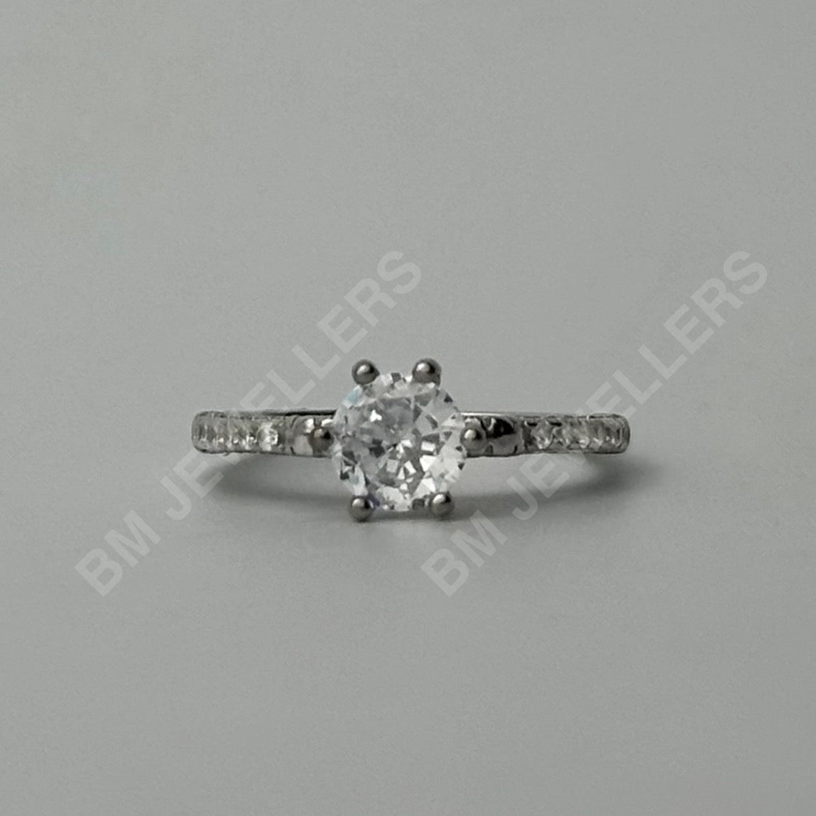 The Crown Solitaire Ribbon Bow - BM Jewellers