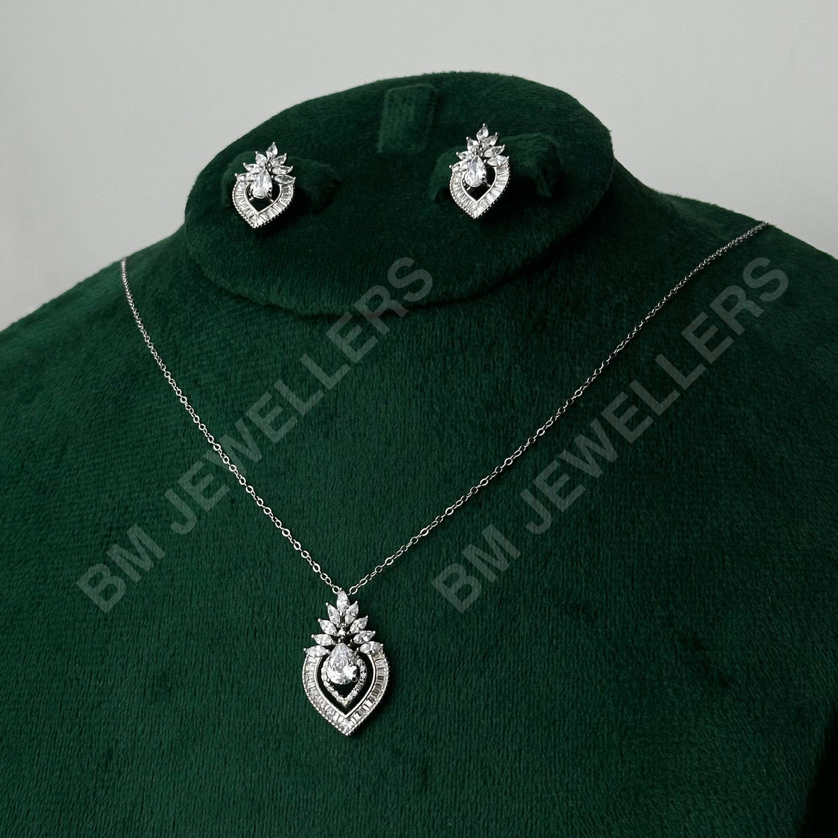 The Pear and Baguette Suite By BM Jewellers