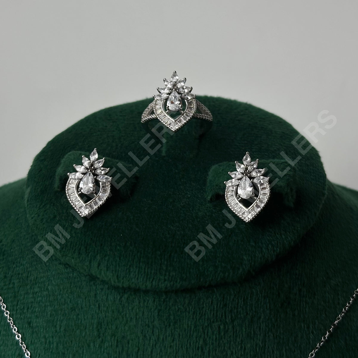 The Pear and Baguette Suite By BM Jewellers
